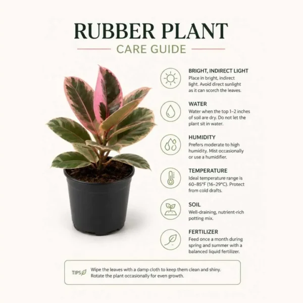 Variegated rubber plant India